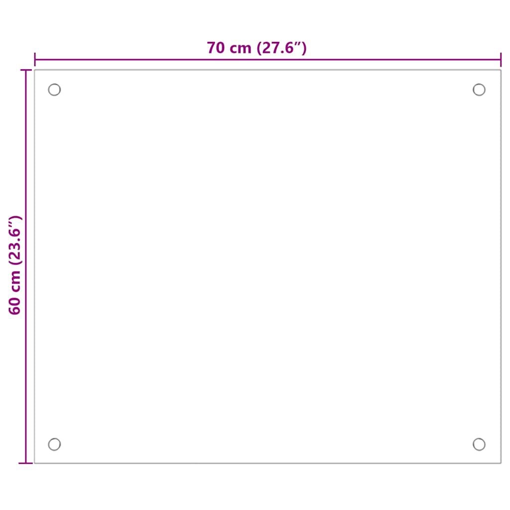 Kuchynská sklenená zástena - 8