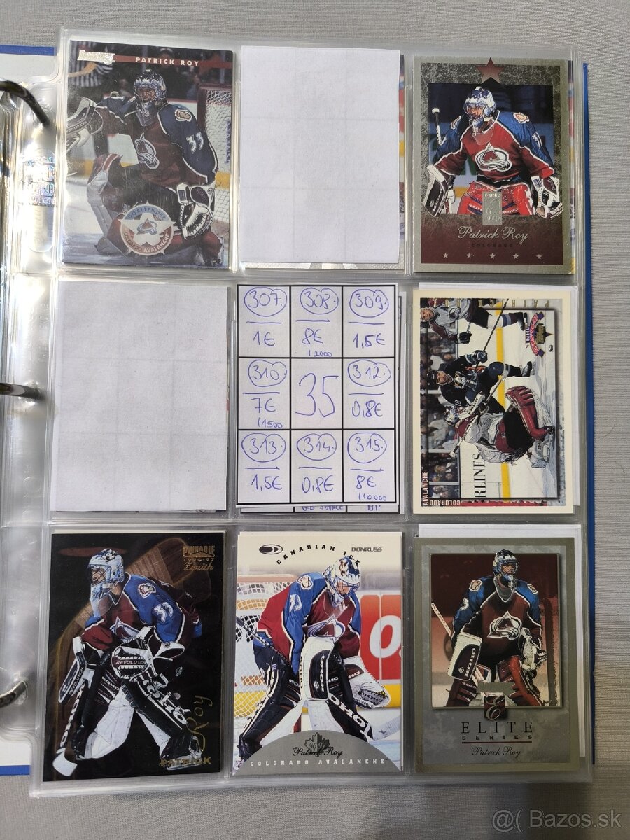 Hokejové kartičky - Patrick Roy 2 - 8