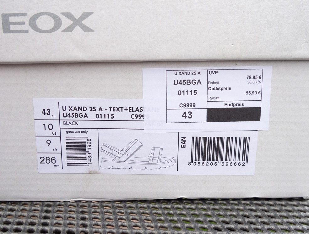 Nové sandále GEOX 43 - 8