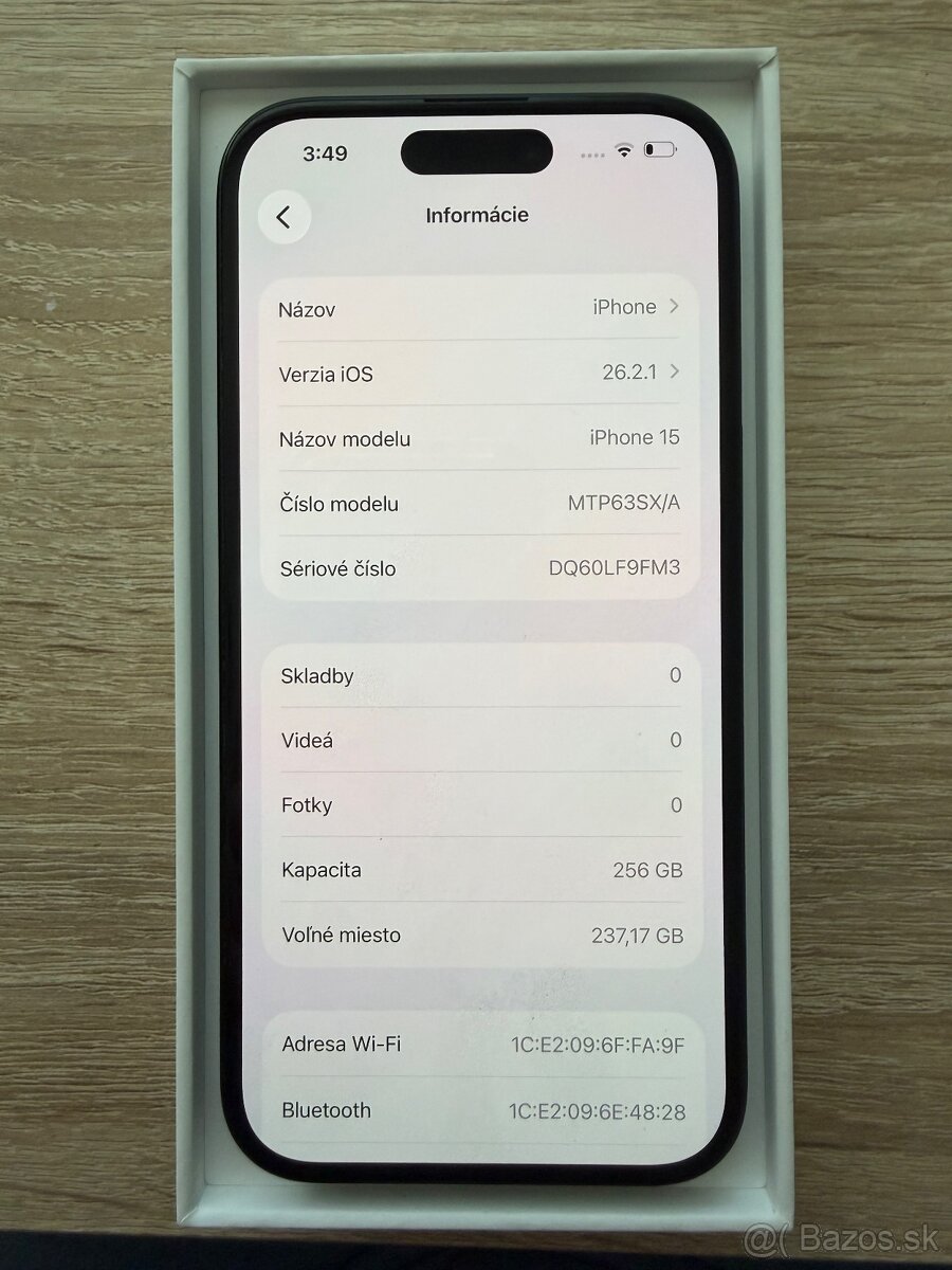 iPhone 15 256 GB čierny - 8