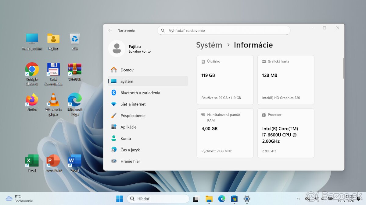 Notebook Fujitsu Lifebook S936 - 8