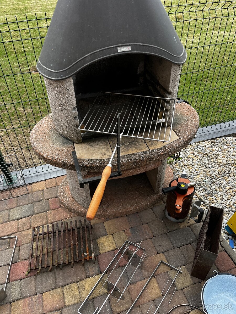 Záhradný krb Norman + prislušenstvo - 8