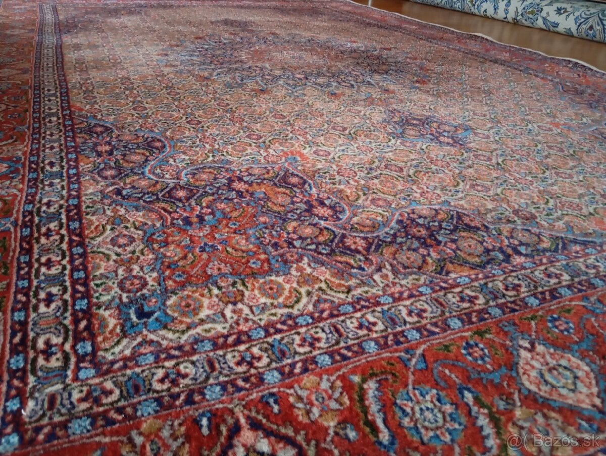 🌸 Hodvábny Ghom 3×2 m–luxusný originál z Iránu 🌸 - 8