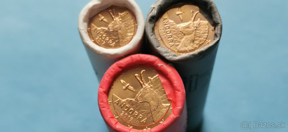 euromince centy 1+2+5cent 2.časť - 8