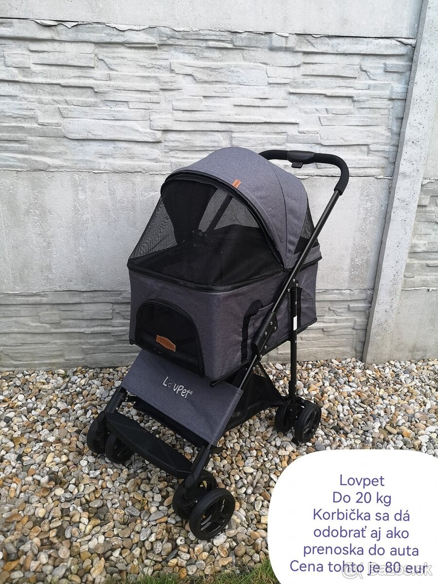 Kočíky pre psy Pawhut - 8