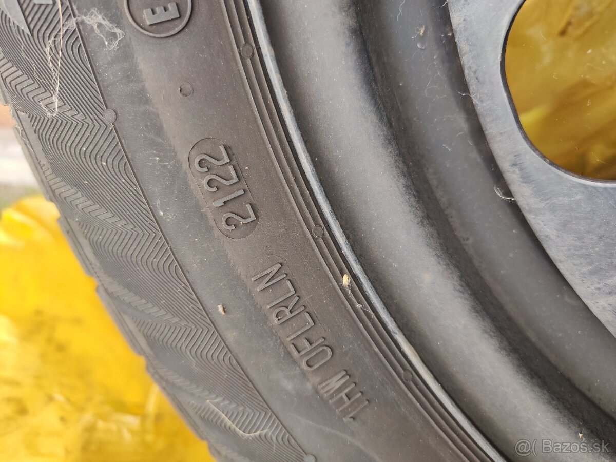 Zimné pneu 205/55/R16 91H + plech. disky+sneh. reťaze - 8