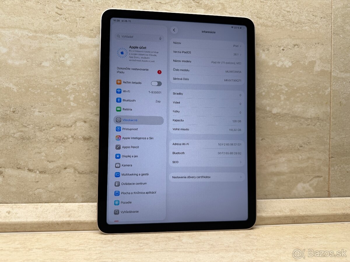 Apple iPad Air 11 (2024) 128GB Wi-Fi Starlight - 8