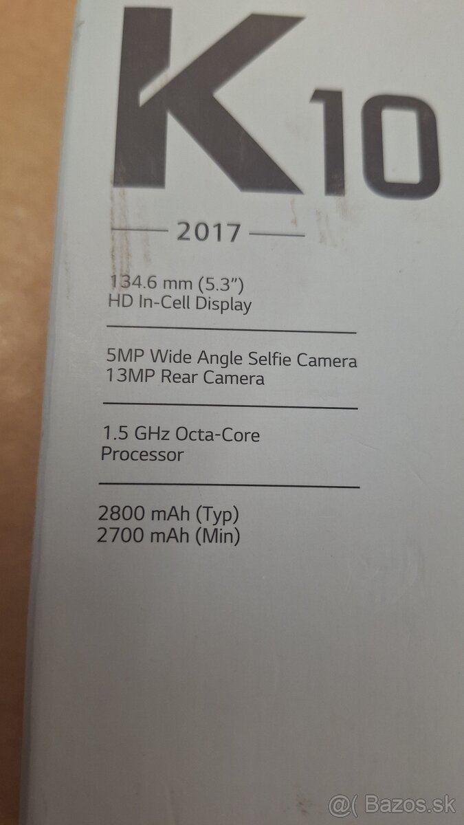 LG K10 2017 android 7 - 8