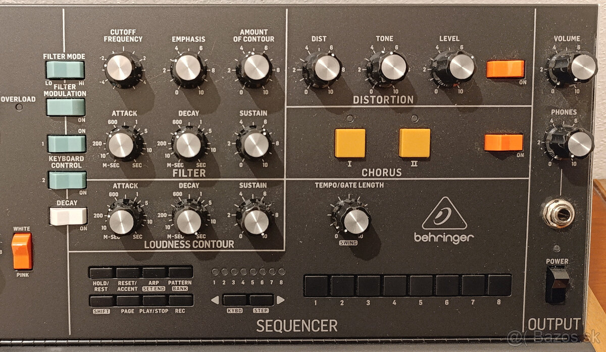 PREDÁM "MOOG" BEHRINGER POLY D STAV NOVÝ - 8