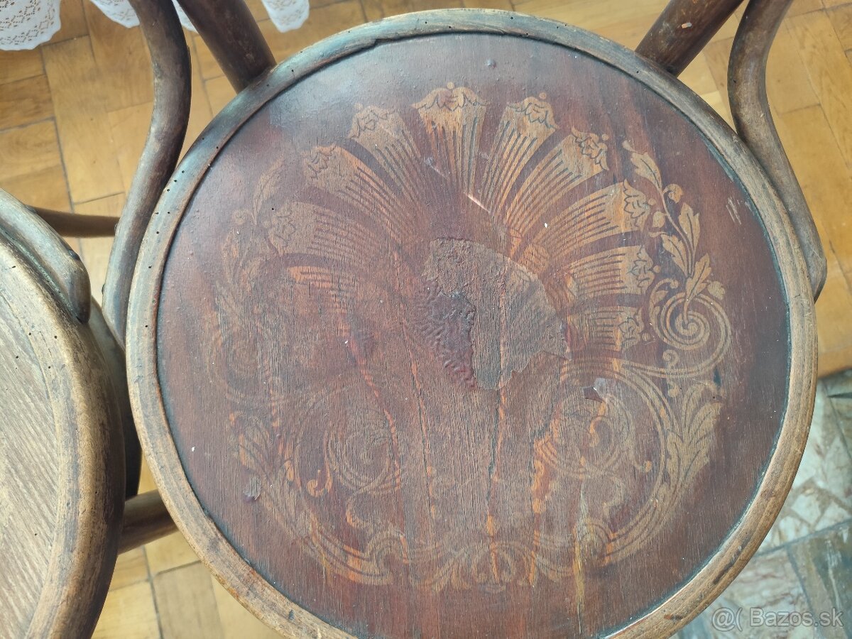 Predám 5 starých stoličiek - 8