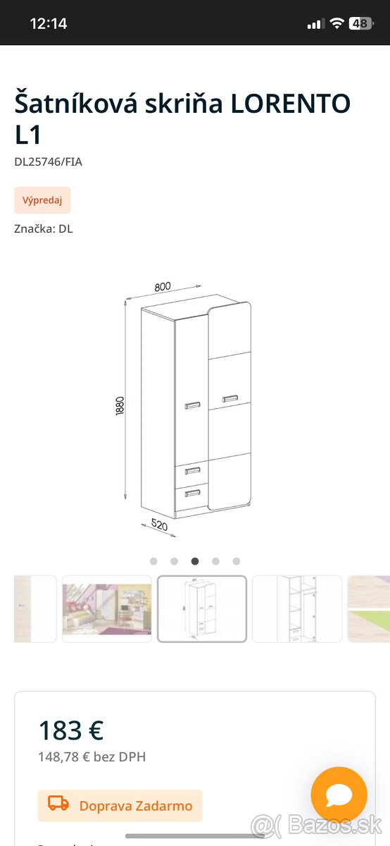 Detský/ študentský nábytok - 8