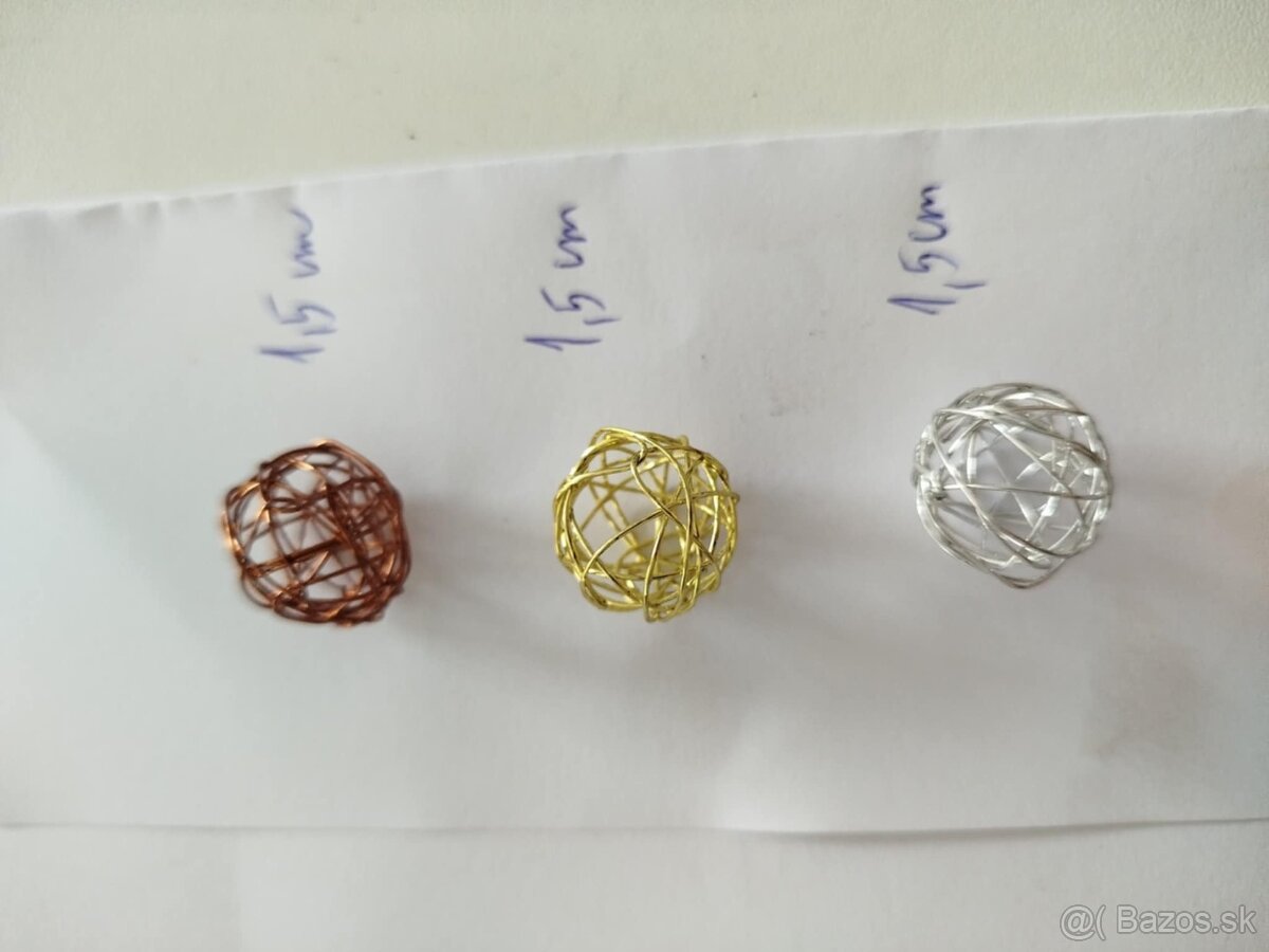 Drôtené guličky pre vianočnú tvorbu - 8