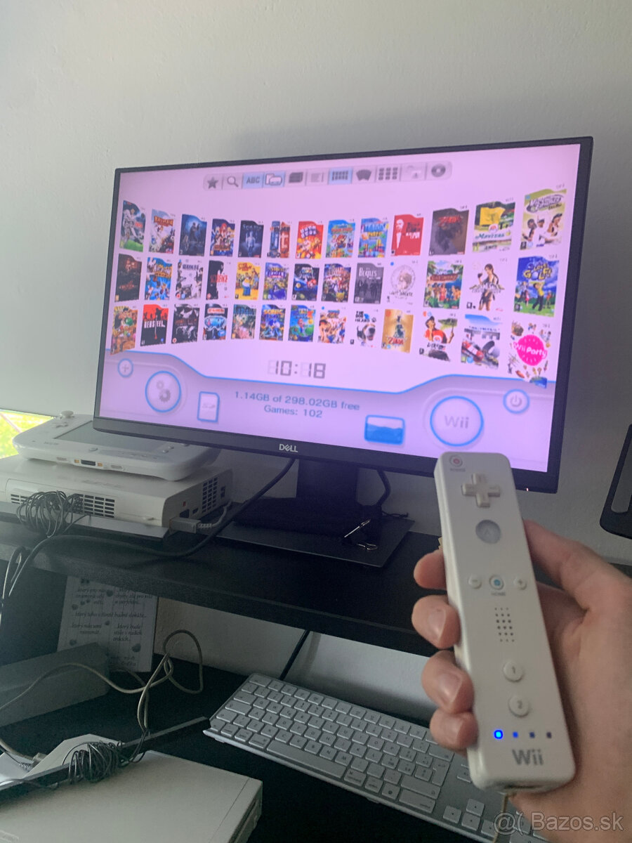 Nintendo Wii - 2 ovladače - 300GB HDD - Balance board - JPN - 8