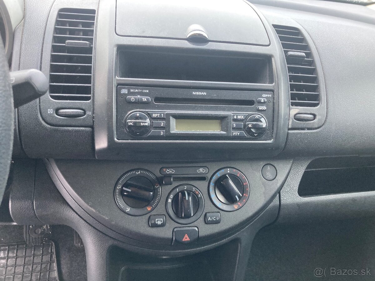 Nissan Note 2007, 1.4 65kw benzin, nová STK, klima - 8