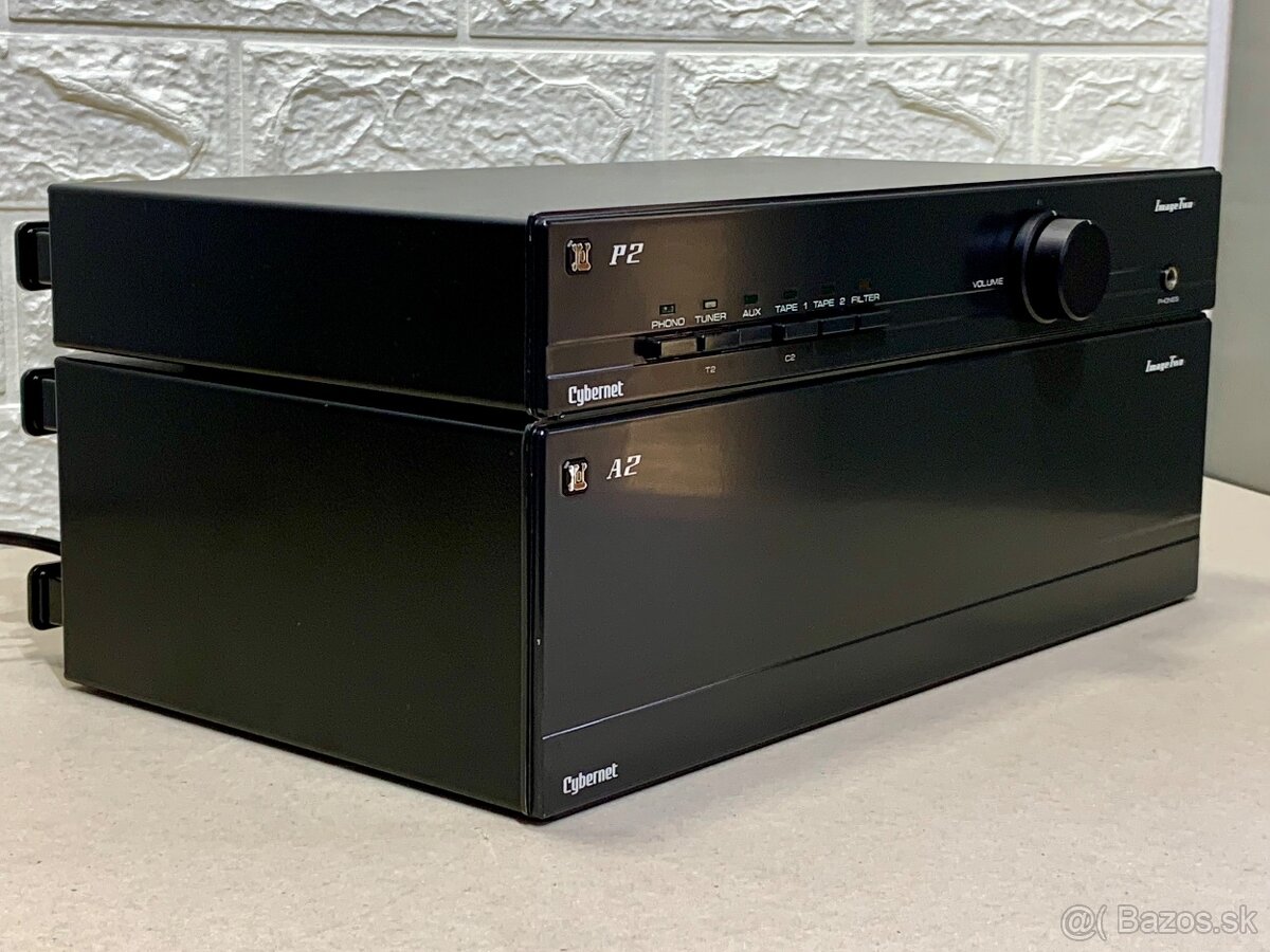 Cybernet A2 .. koncový zosilovač + Cybernet P2 predzosilovac - 8