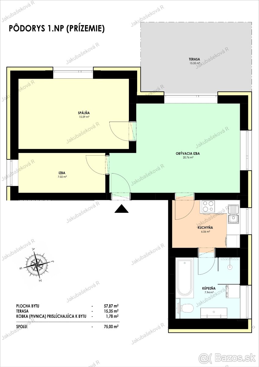 TOP ponuka predaja 3 - izbových bytov pri Košiciach - 8