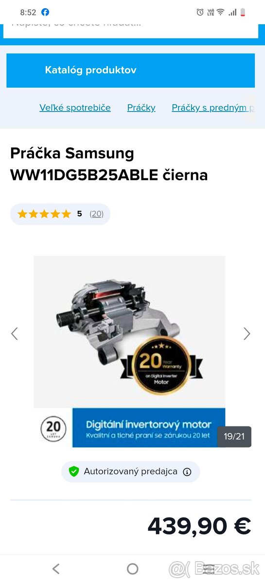 Práčka Samsung - 8