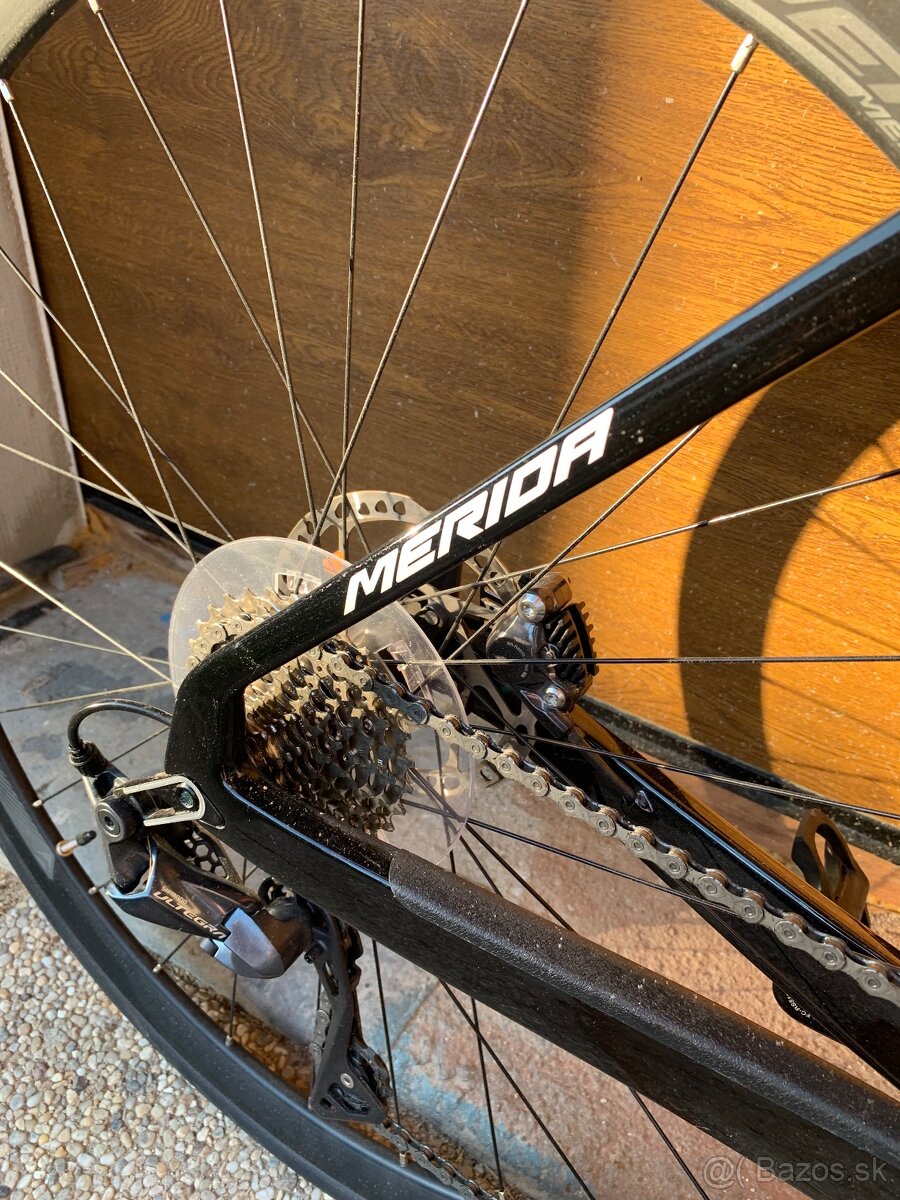 Cestný bicykel Merida Reacto 5000 Team Bahrain XL TOP STAV - 8