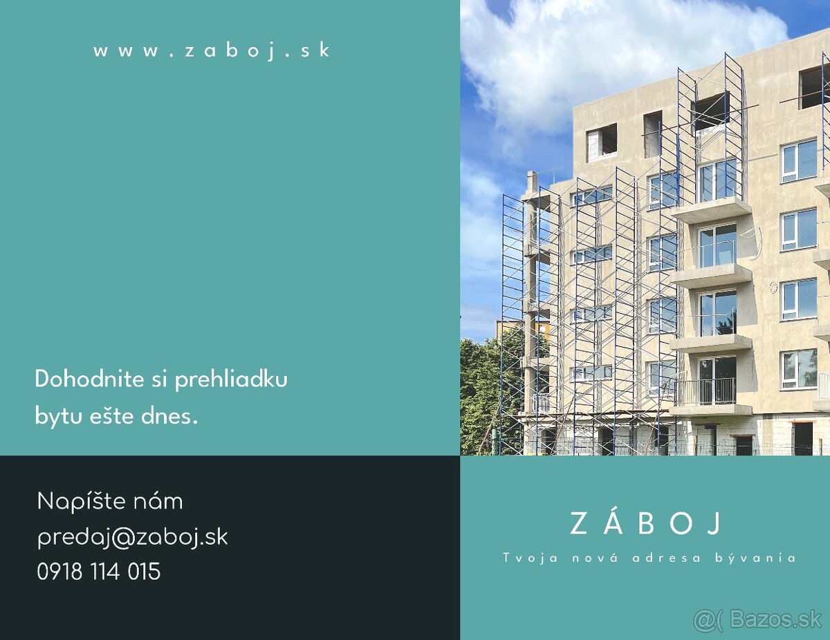 ZÁBOJ - Moderné byty na predaj v novostavbe - 8