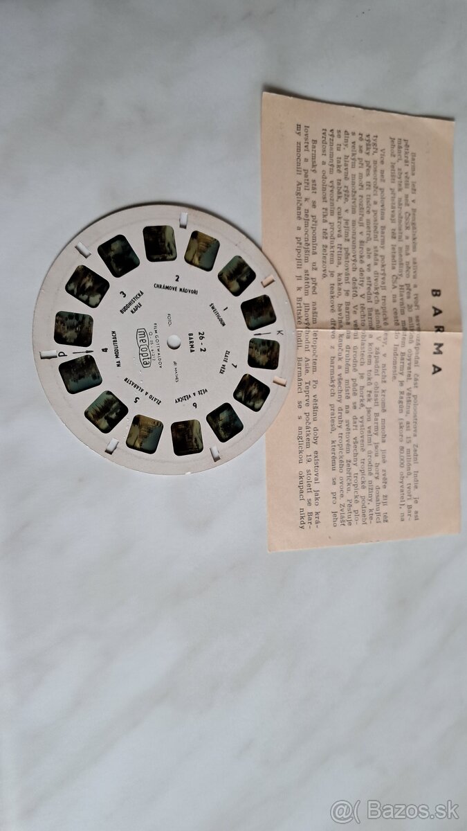 PREHLIADAČ STEREO 3D DISKOV VIEW MASTER - 8