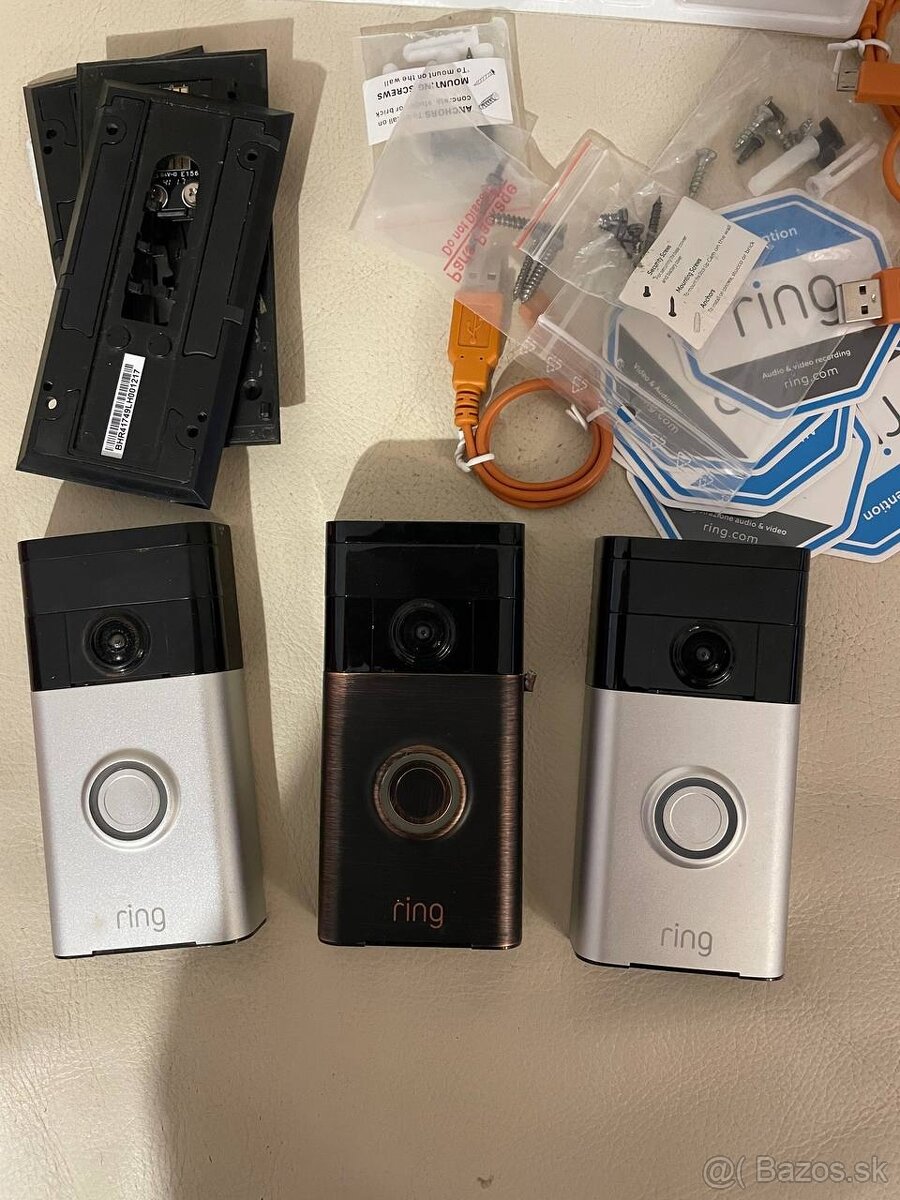 Ring Video Doorbell (3 ks) inteligentné videozvončeky - 8