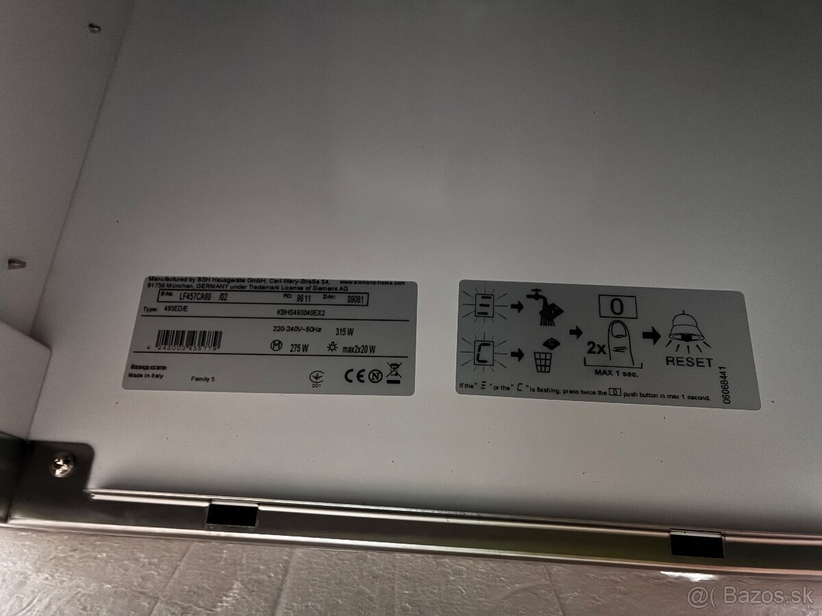 Priestorový digestor Siemens LF457CA60 - 8
