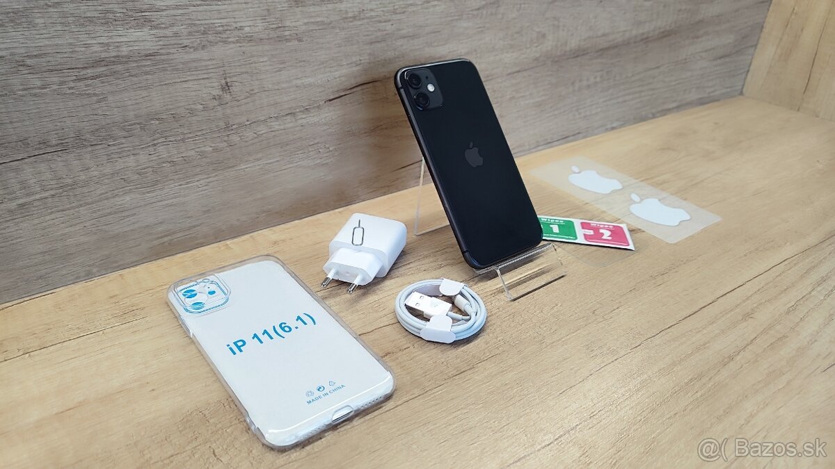 iPhone 11 black - záruka + nová nabíjačka - 8