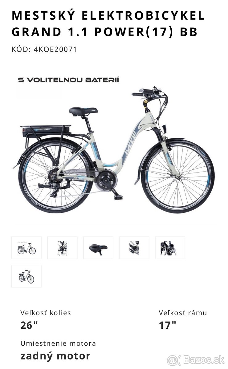 Elektrobicykel MTF Grand 1.1 - 8