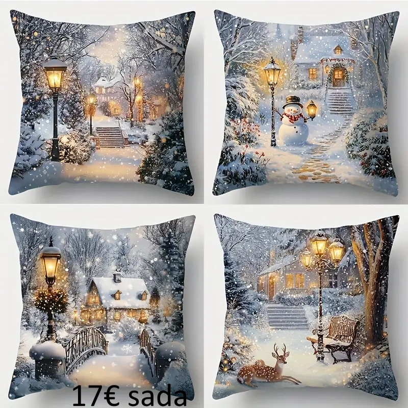 Vianočne obliečky 45 x 45cm NOVE - 8