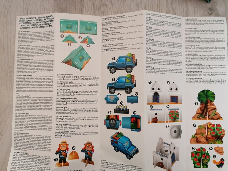 3D a 2D puzzle, cena spolu - 8