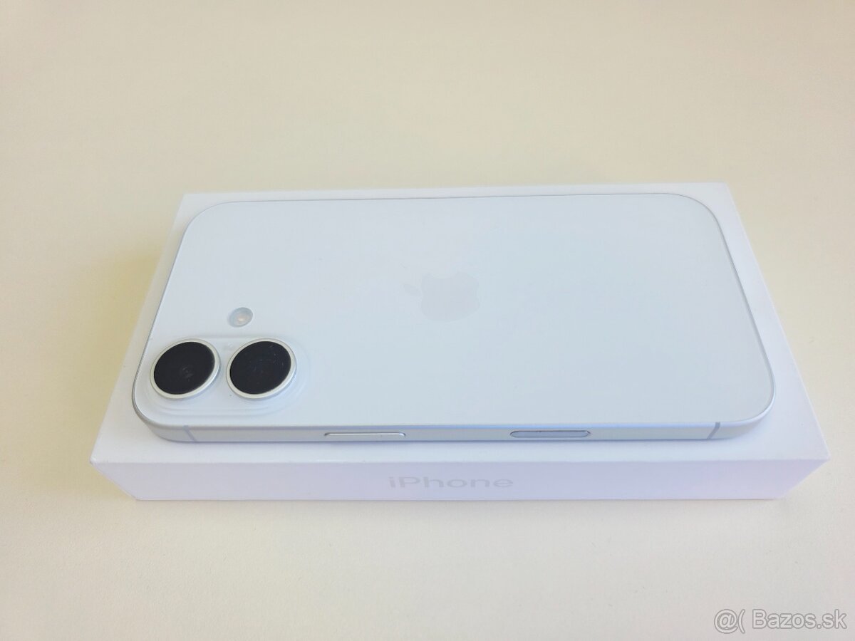 APPLE IPHONE 16 256GB WHITE TOP STAV - - 8