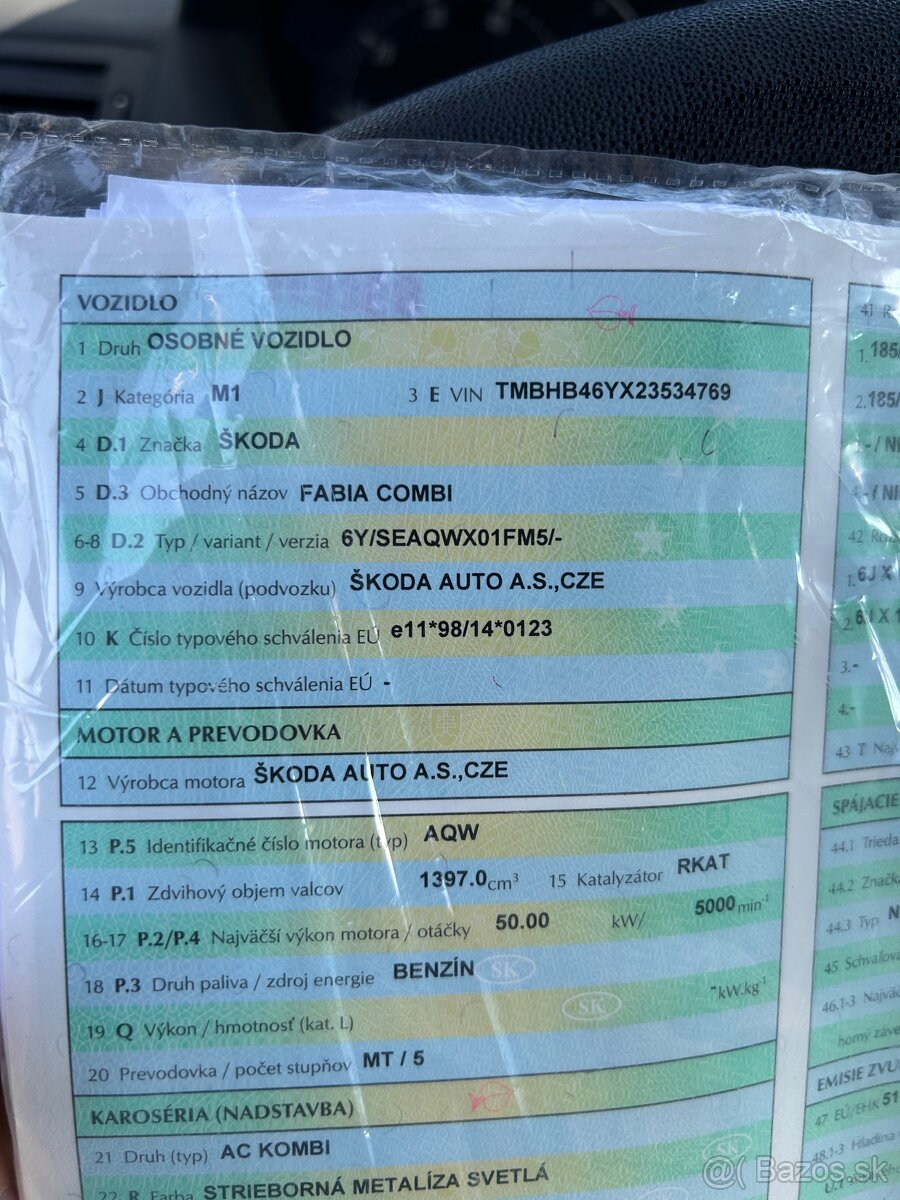 Škoda Fabia Combi 1.4 benzín - 8