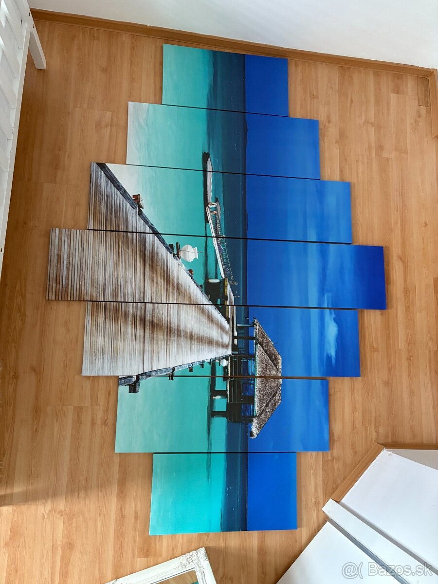 7-dielny obraz na plátne Maledivy - 8