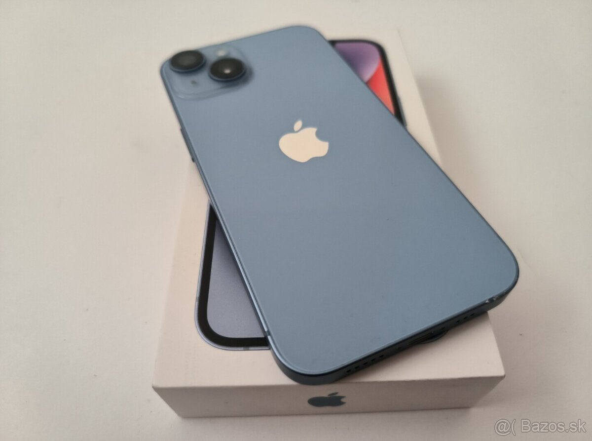 apple iphone 14 128gb Blue 100% Batéria - 8