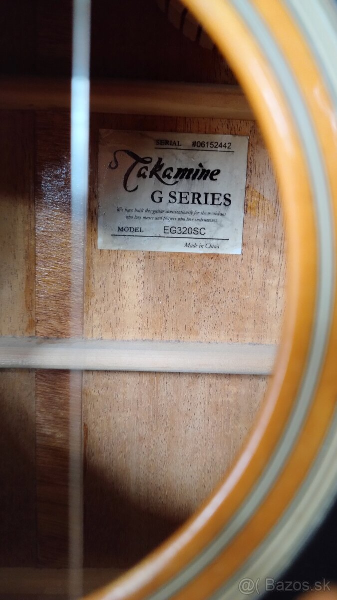 Elektroakusticka gitara Takamine EG320SC seria "G" - 8