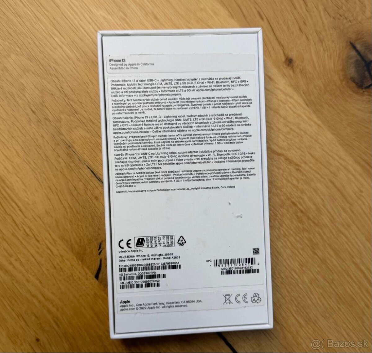 iPhone 13 256GB Midnight + kryty a sklo - 8