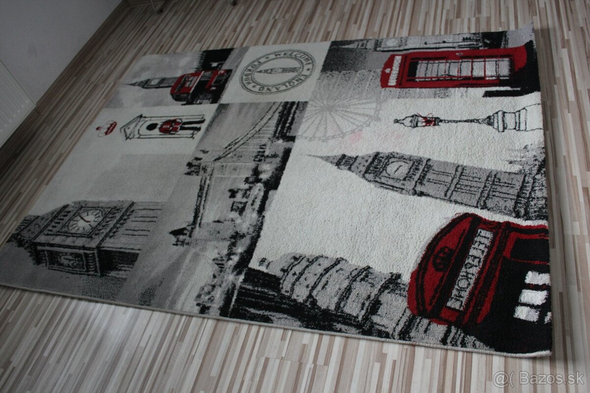 Koberec do detskej izby 2kusy pirát + Londýn - 8