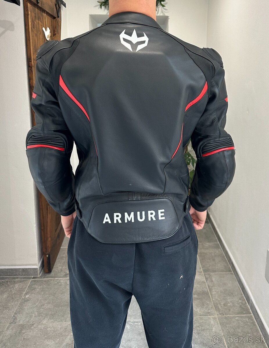 Športová kožená bunda ARMURE HAMO LEATHER veľ. M - 8
