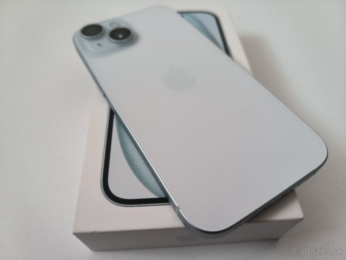 apple iphone 15 128gb Blue / Batéria 88% - 8