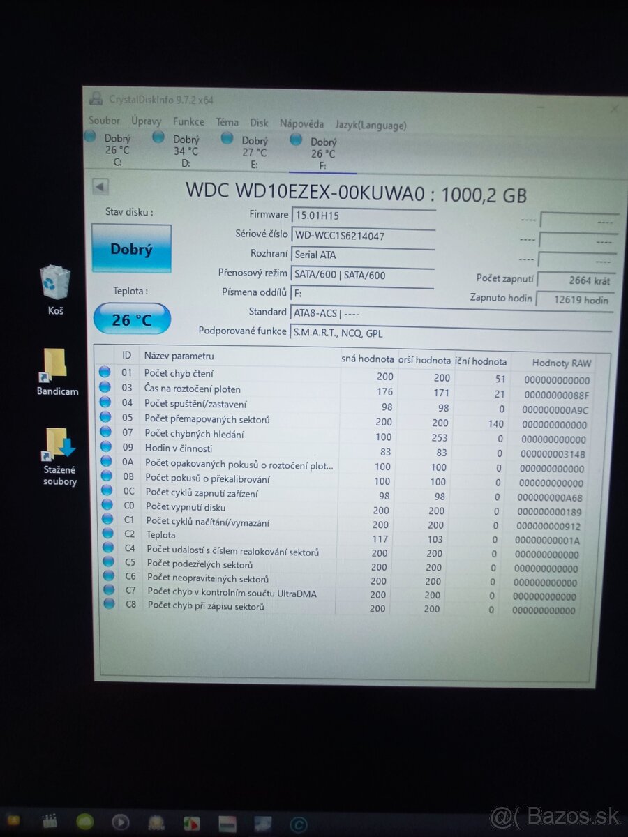 HDD WD Blue 1 TB - 9eur - 8
