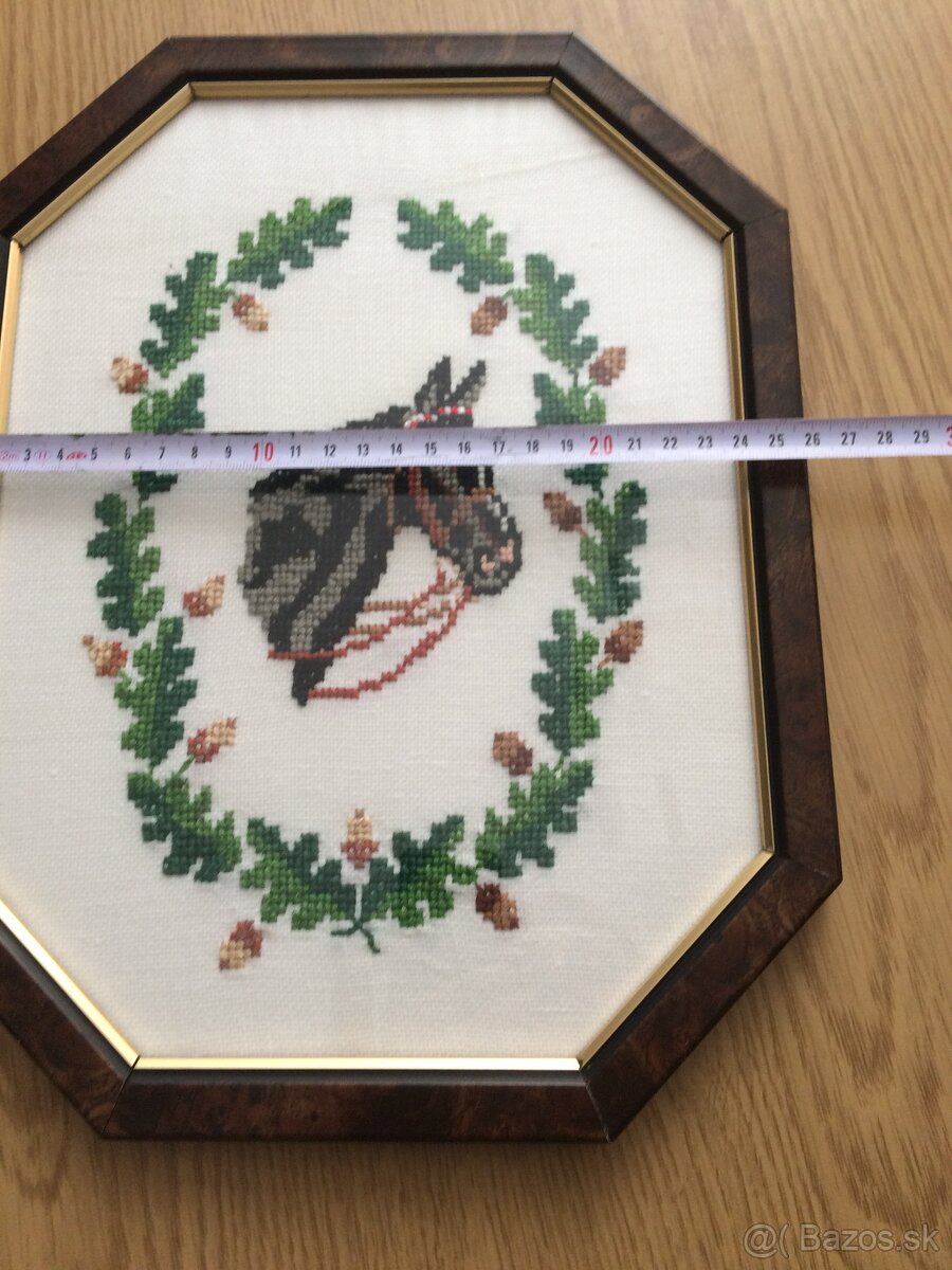 Gobelin ručne vyšívané obrazy- 2ks - 8