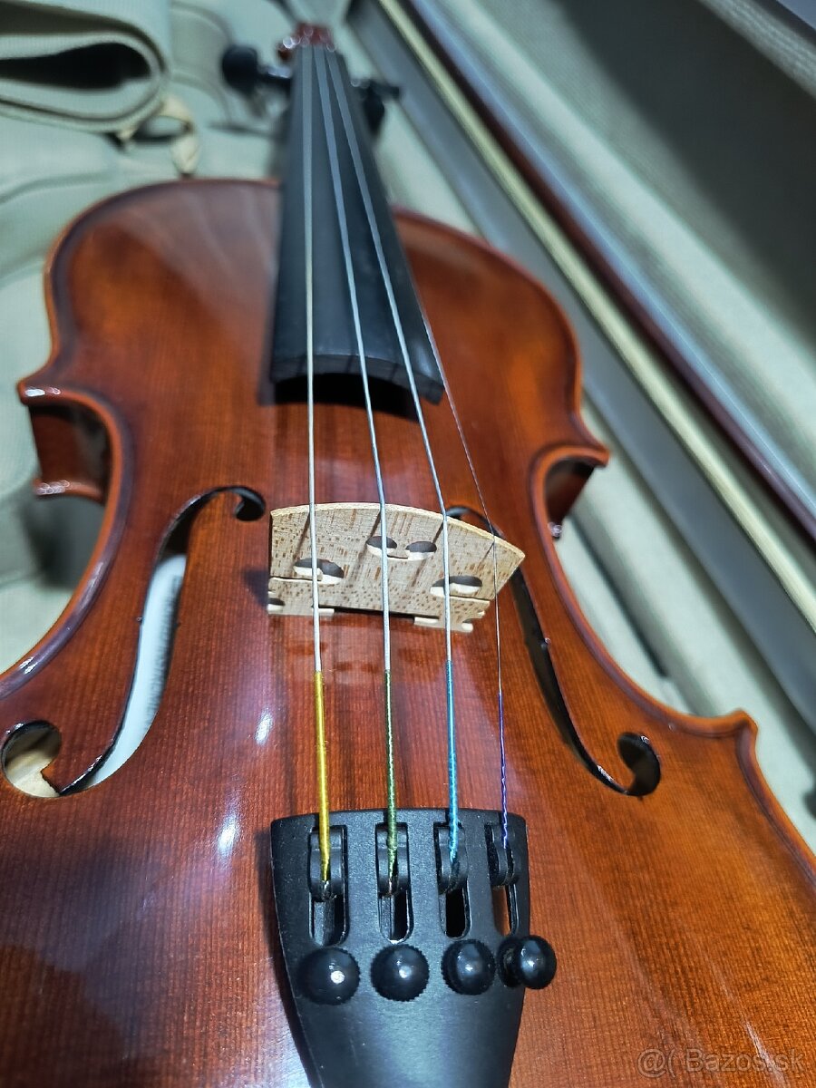 Predám husle Leonardo 4/4 s komplet príslušenstvom - 8