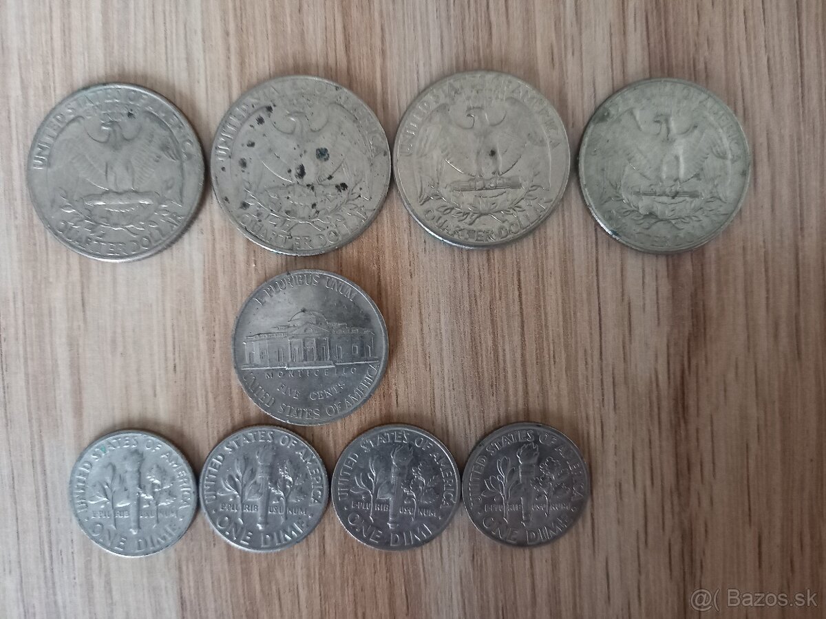 Mince Anglicko Amerika Svedsko - 8