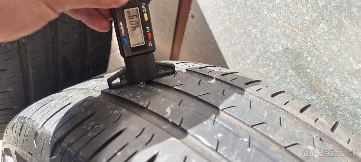 Predám originálne disky VW r15 5x112 /195/65 Continental - 8