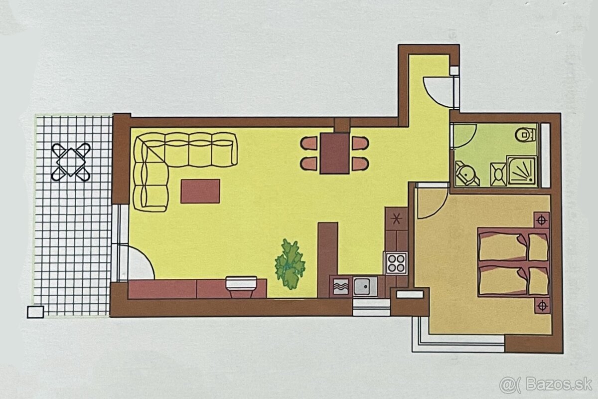 Máte všade blízko 2-izbový byt, XXL balkón, parking, i - 8