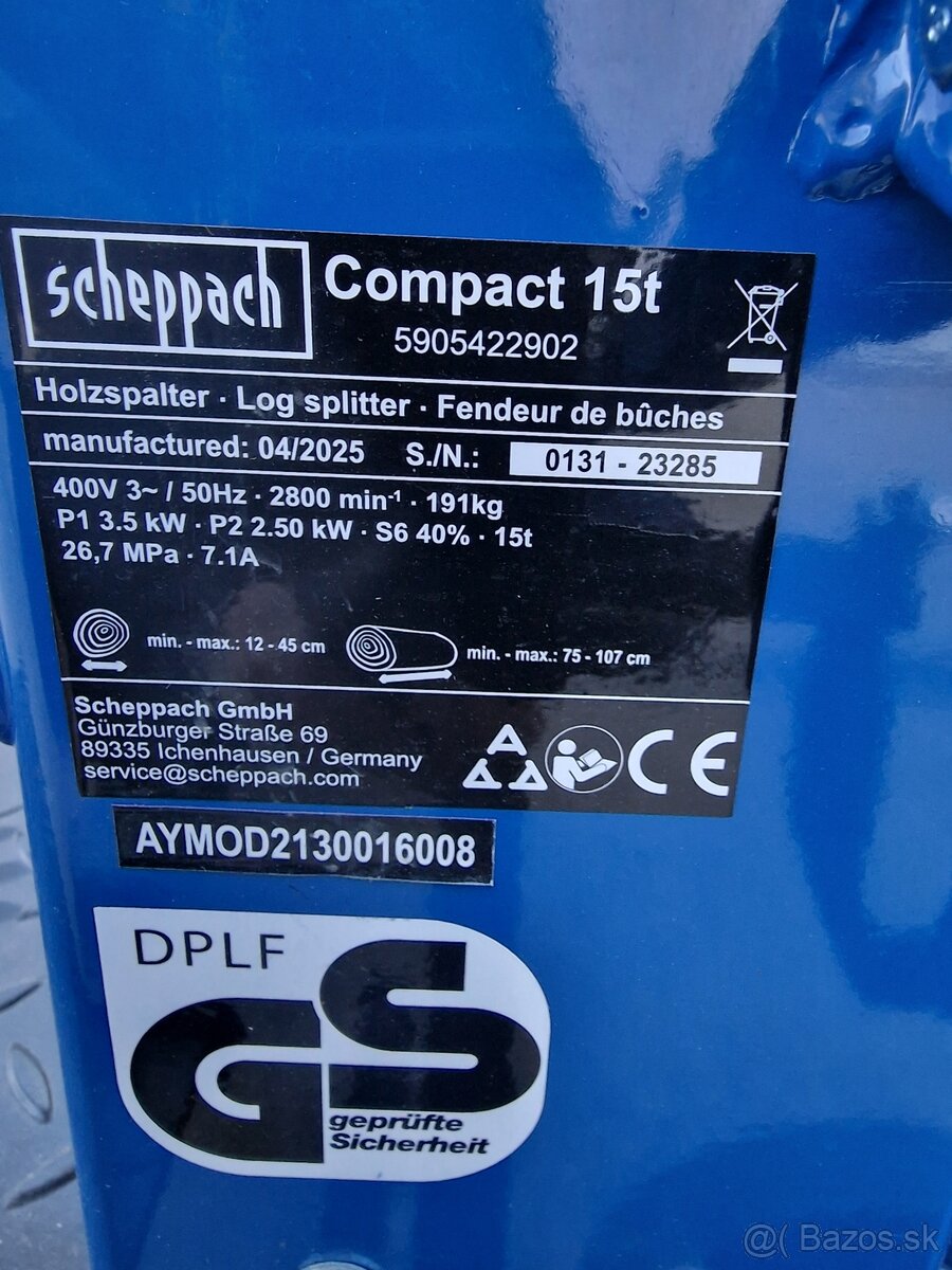 Stiepacka Scheppach Compact 15 T 400 V - 8