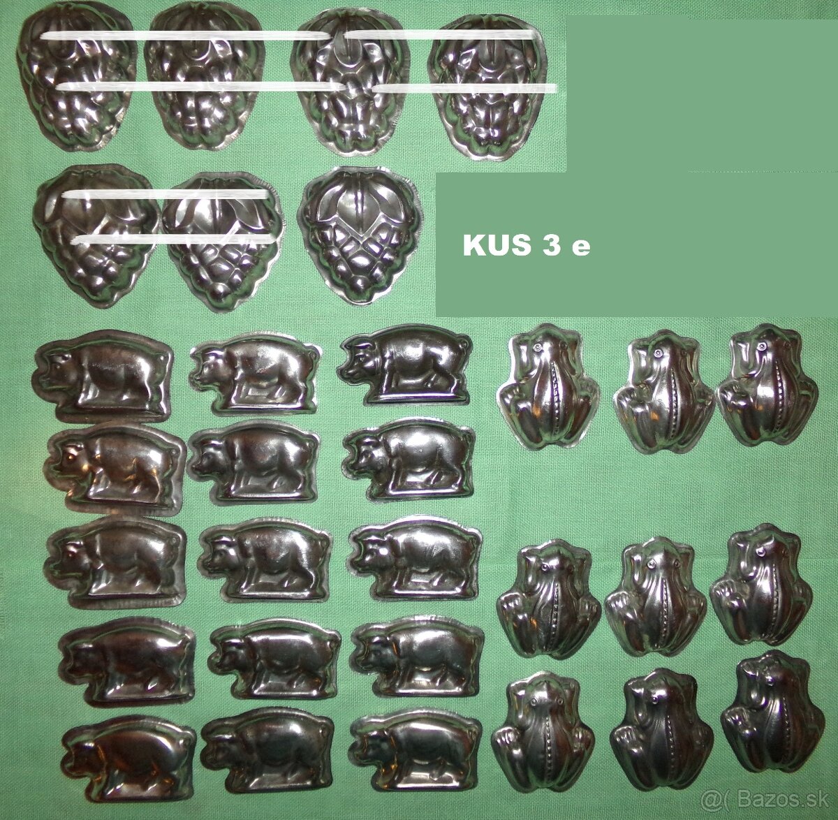 FORMIČKY A VYKRAJOVAČKY, DOBOVÉ na pečenie, pre zberateľov - 8