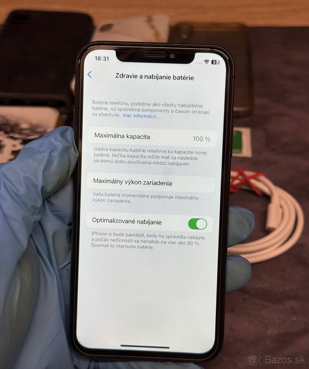 Apple iPhone X 64 GB Space Gray / nová batéria - 8