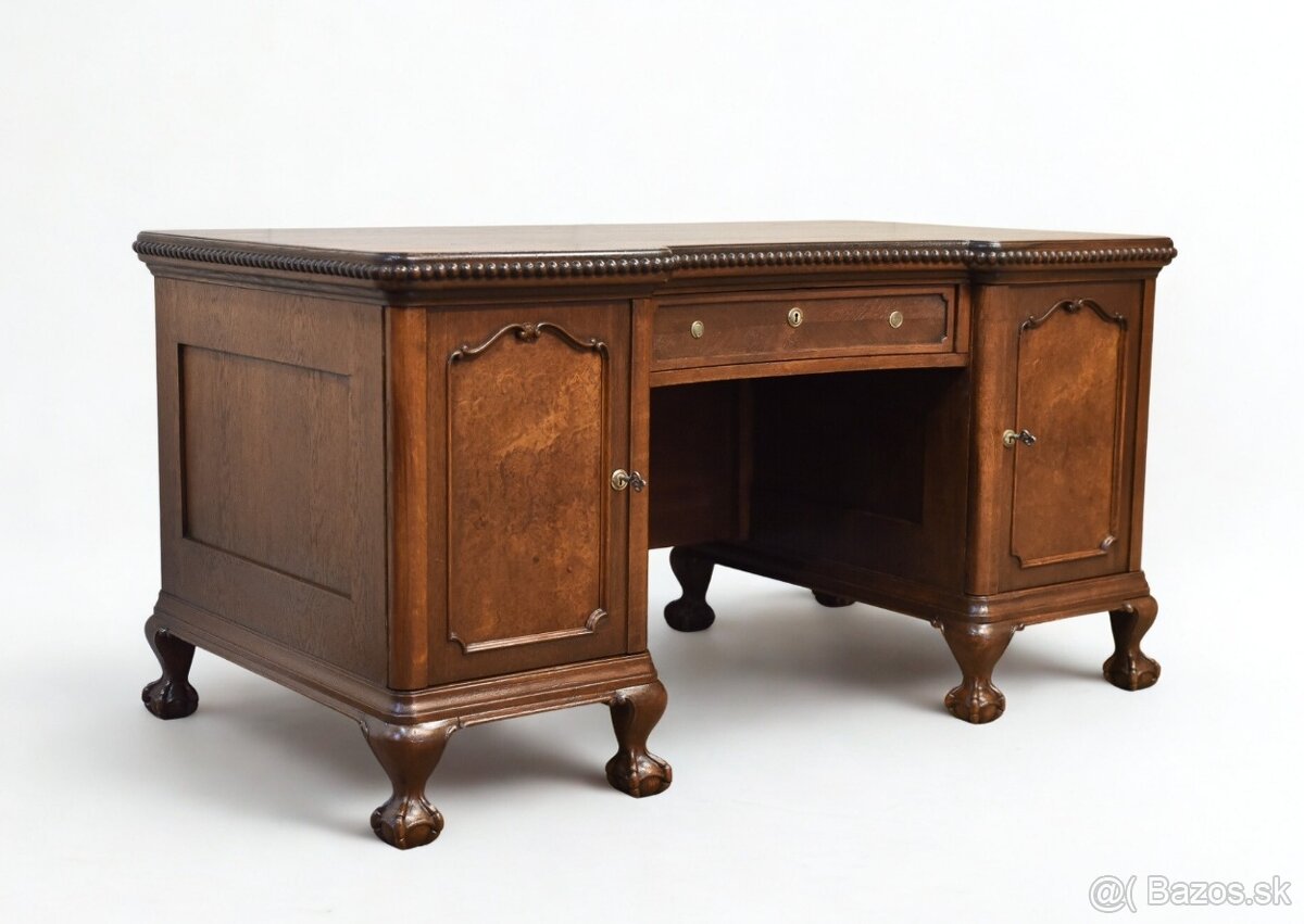 Psací stůl- starožitný nábytok - 8