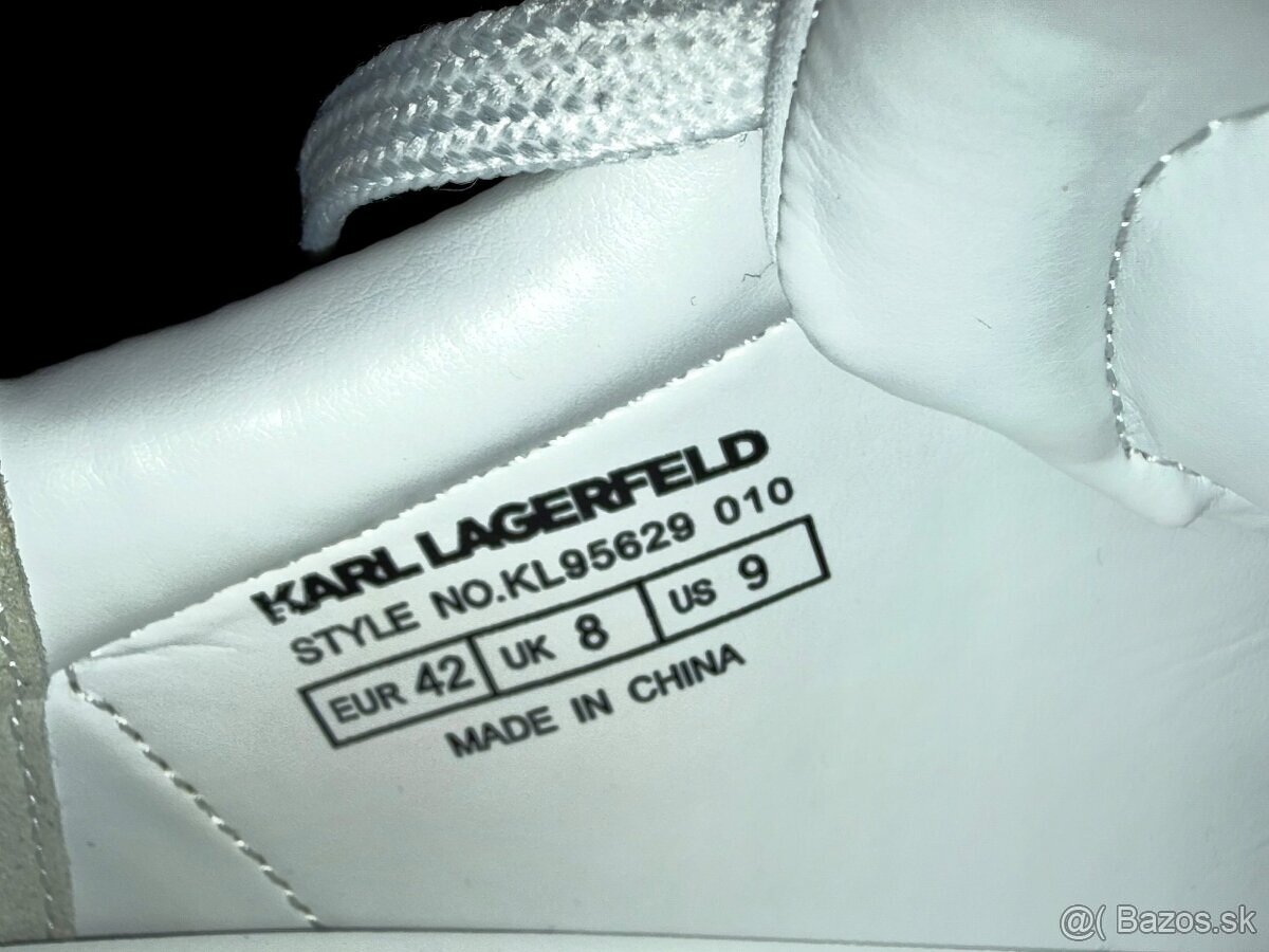 KARL LAGERFED pánske tenisky. Veľkosť: 42/8. - 8